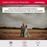 Samyang AF 24-70 mm F2,8 FE para Sony E – para cámaras Sony E Mount Sony Alpha A7 A9 A1 A7C A6000 Serie, Negro