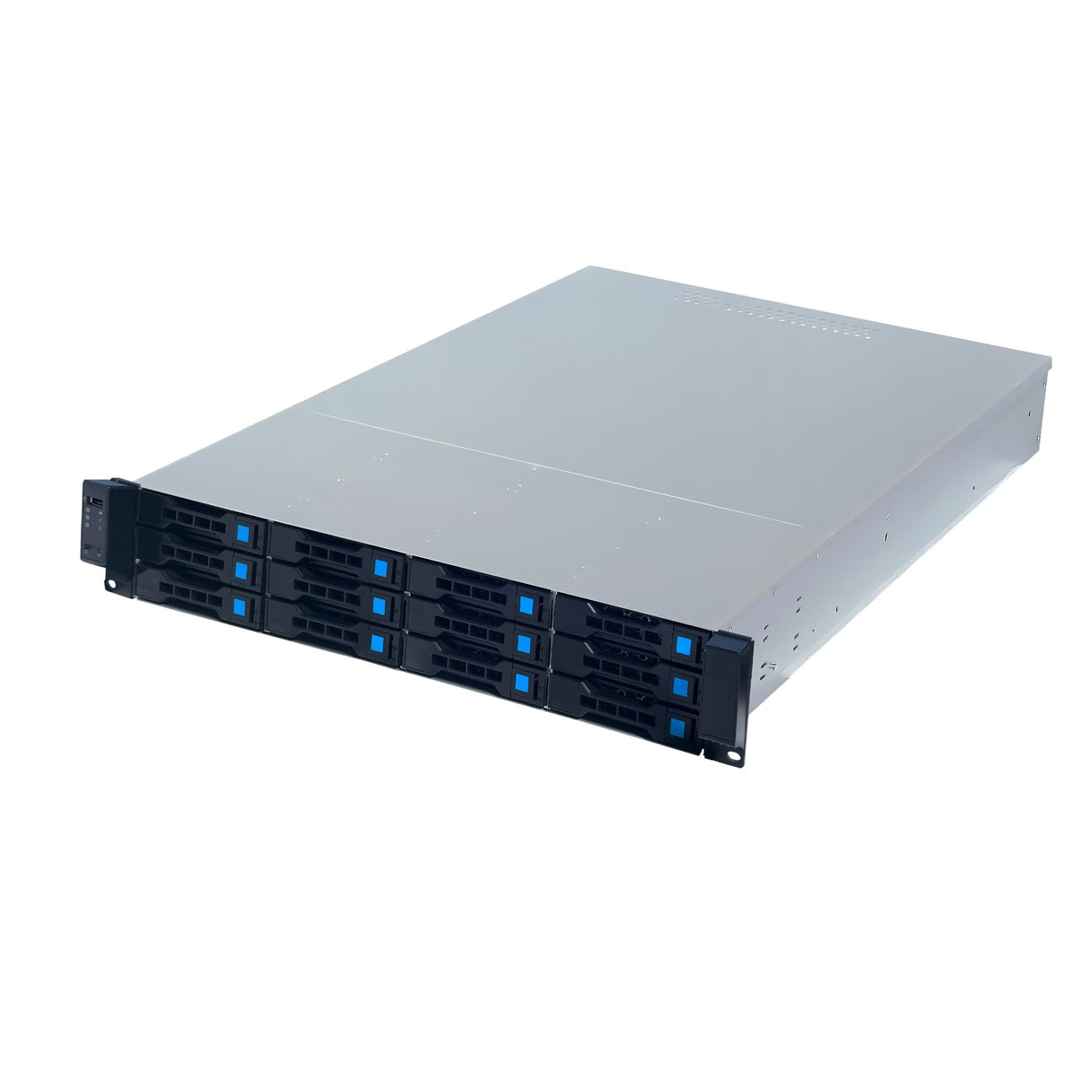FANTEC SRC-2612X07 12Xsas&Sata sin NT Negro Plata