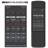 Tascam 202MKVII Cubierta de casete dual con salida USB, negro, 202MKVII