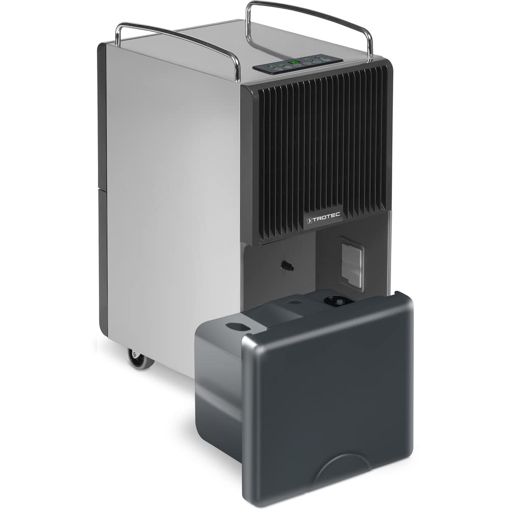 TROTEC Deshumidificador TTK 120 E, 30 L/día, Seca y Elimina los daños causados por el Agua, Secado de Ropa, Gran depósito de 8 litros