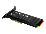WD_BLACK AN1500 de 4 TB SSD NVMe AIC (tarjeta complementaria), hasta 6500 MB/s en lectura & 4100 MB/s en escritura