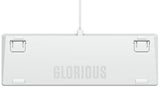 Glorious Gaming GMMK 2 Full Size (96%) - Teclado gaming mecánico, carcasa de aluminio, personalizable, keycaps dobles, switches Glorious Fox, RGB, distribuciones QWERTY inglés - Blanco