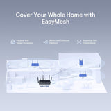 MERCUSYS MR47BE-Router Wi-Fi 7 de Triple Banda BE9300,5760 Mbps en Banda 6G,Operación Multi-Link(MLO),4× Puertos 2.5G, 320 MHz,4KQAM,EasyMesh,6 Antenas,WPA3,App config 【Nuevo】