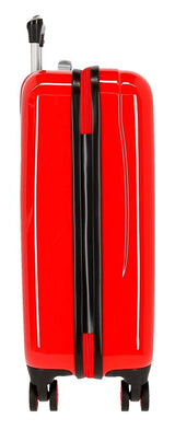 Marvel Spiderman Black Maleta de Cabina Rojo 37x55x20 cms Rígida ABS Cierre combinación 34L 2,6Kgs 4 Ruedas Dobles Equipaje de Mano