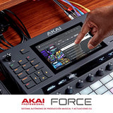 AKAI Professional FORCE – Sistema autónomo de producción musical, secuenciador MIDI y motores de sintetizador, muestreo MPC y lanzamiento de clips estilo Ableton