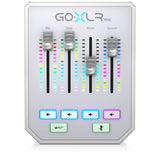 TC Helicon GoXLR MINI-WH Mezclador de Transmisión en Línea con Interfaz USB/Audio y Previo Midas | Interfaz de Audio Todo-en-Uno para Streamers y Creadores | Soporta Windows 7, 8, 10 y 11 | Blanco