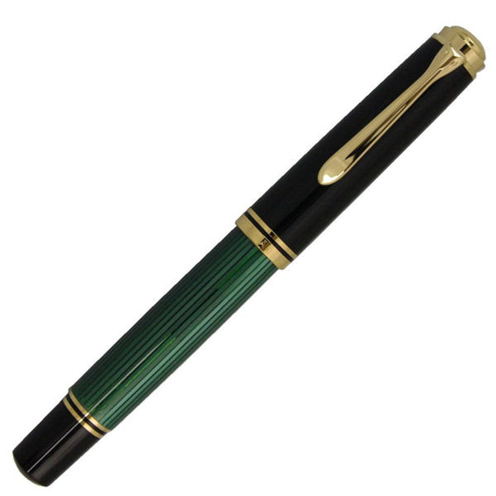 Pelikan M600 Pluma estilográfica Souverän 600 plumín F en oro bicolor, en caja de regalo