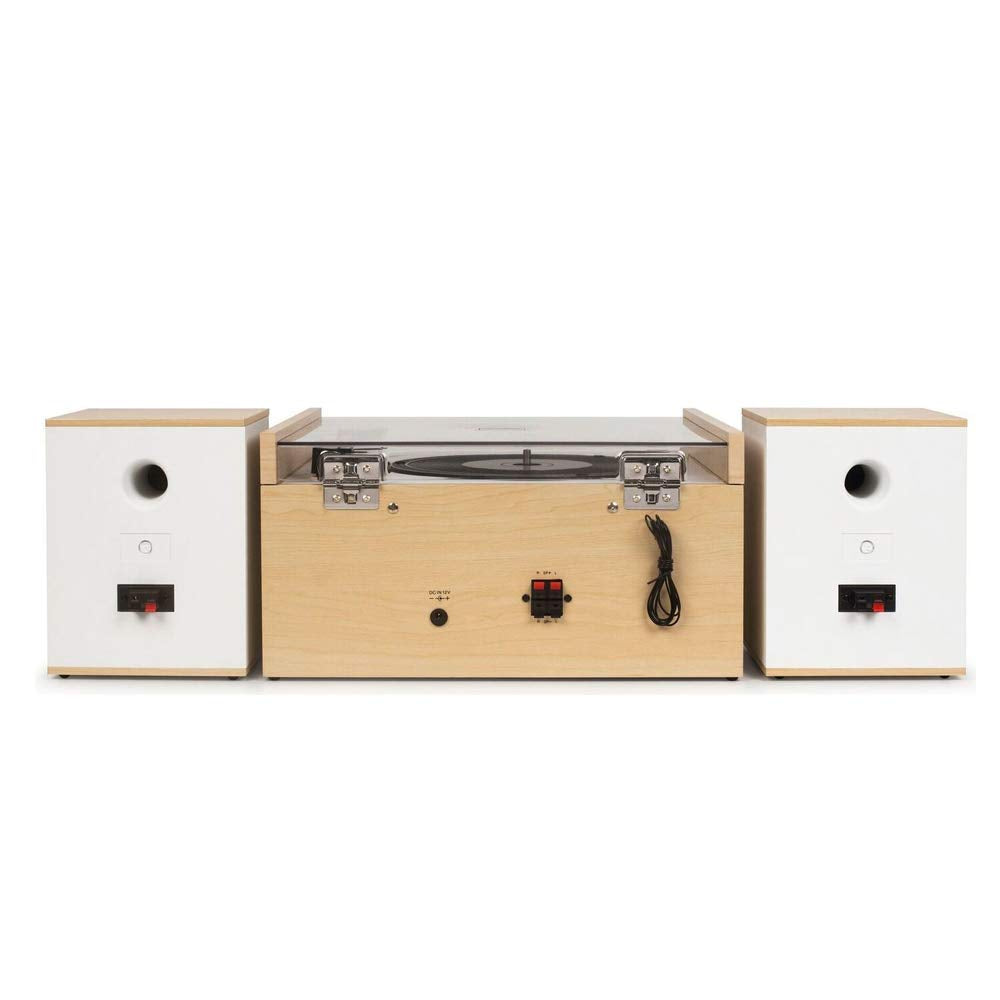 Crosley Switch II Belt-Drive Turntable with Bluetooth, AM/FM Radio, Aux-in, and Speakers