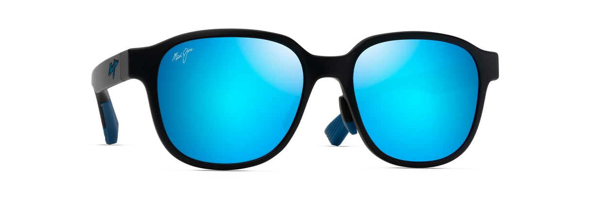 Maui Jim Noa AF Gafas, Matte Black, 55-18-145 Unisex Adulto