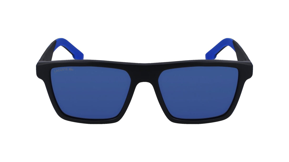 Lacoste L998s Gafas, Negro Mate/Azul, Taille Unique para Hombre