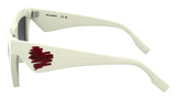 KARL LAGERFELD KL6184S Gafas, White, 53-140-19 Unisex Adulto