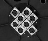 Pronomic 8/0 XLR Multicore de 8 canales en carrete de cable de 15 m de longitud (multicore para escenario, 8 XLR sends, resistente a ácidos y aceites, alivio de tensión con prensaestopas)