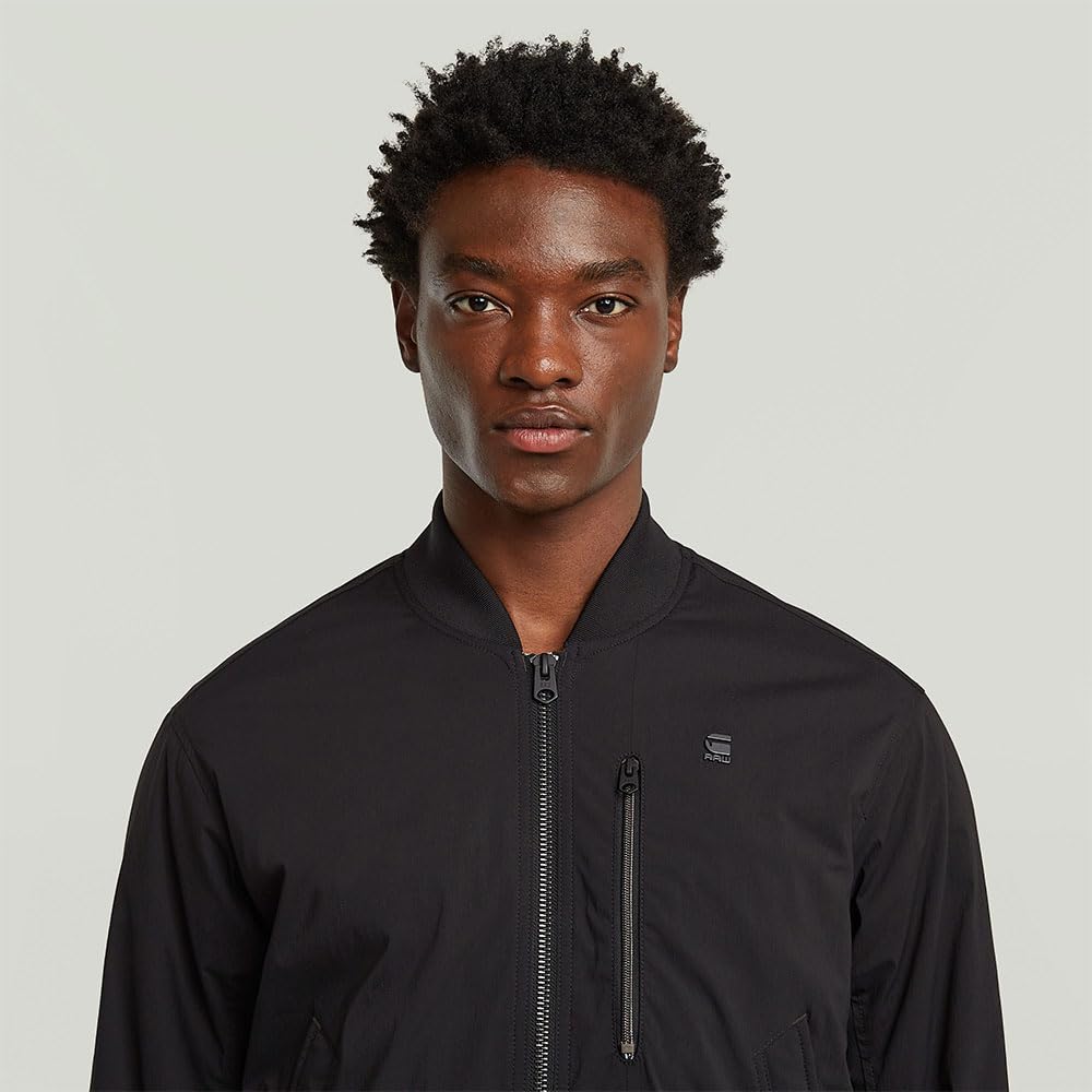 G-STAR Tech Bomber Chaqueta, Negro (dk Black D25508-E070-6484), L Hombres