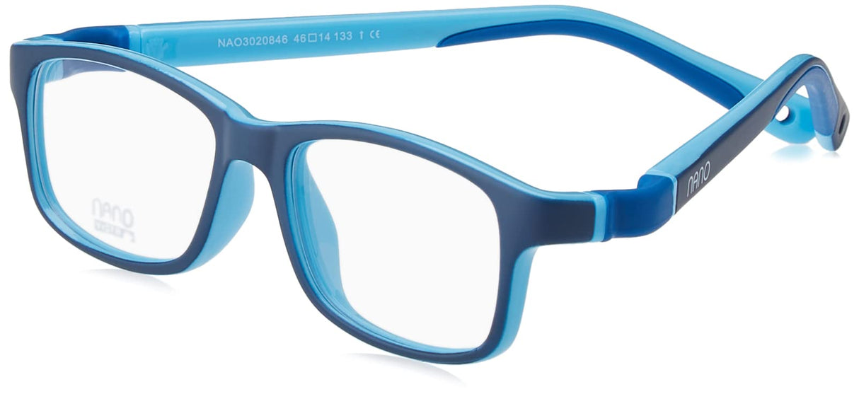 GAFAS NANO OPTICAL CREW 3.0 BICOLOR MARINO MATE/AZUL, PARA 6-8 AÑOS, TALLA 46