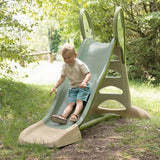 Smoby Life - Tobogán XL de Doble Onda – Tobogán Grande con Conexión de Agua, 2,30 Metros de Largo, con Caño Deslizante, Refuerzo, Material Reciclado y Proteccion UV,a Partir de 3 Años (7600820304)