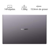 HUAWEI Matebook D14 - Ordenador Portátil Ultrafino de 14" FullHD (Intel Core i5-10210U, 16GB RAM, 512GB SSD, Intel UHD Graphics, Windows 10 Home) Space Grey - Teclado QWERTY Español