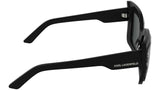 KARL LAGERFELD KL6204S Sunglasses, Black/Silver, Talla única para Mujer