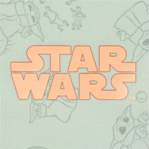 Joumma Star wars Grogu Mochila Escolar Verde 32x44x17 cms Poliéster 24,68L
