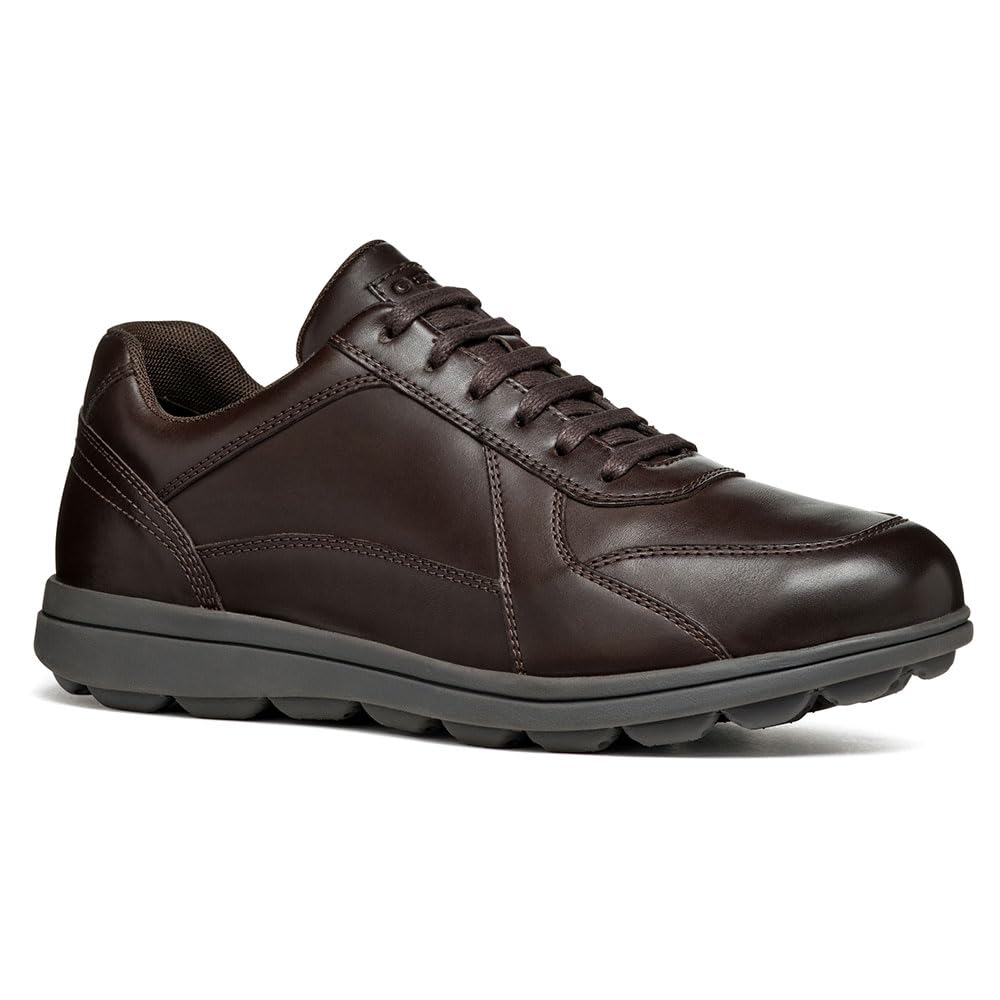 Geox U Spherica Ec12, Zapatillas Hombre, café, 44 EU