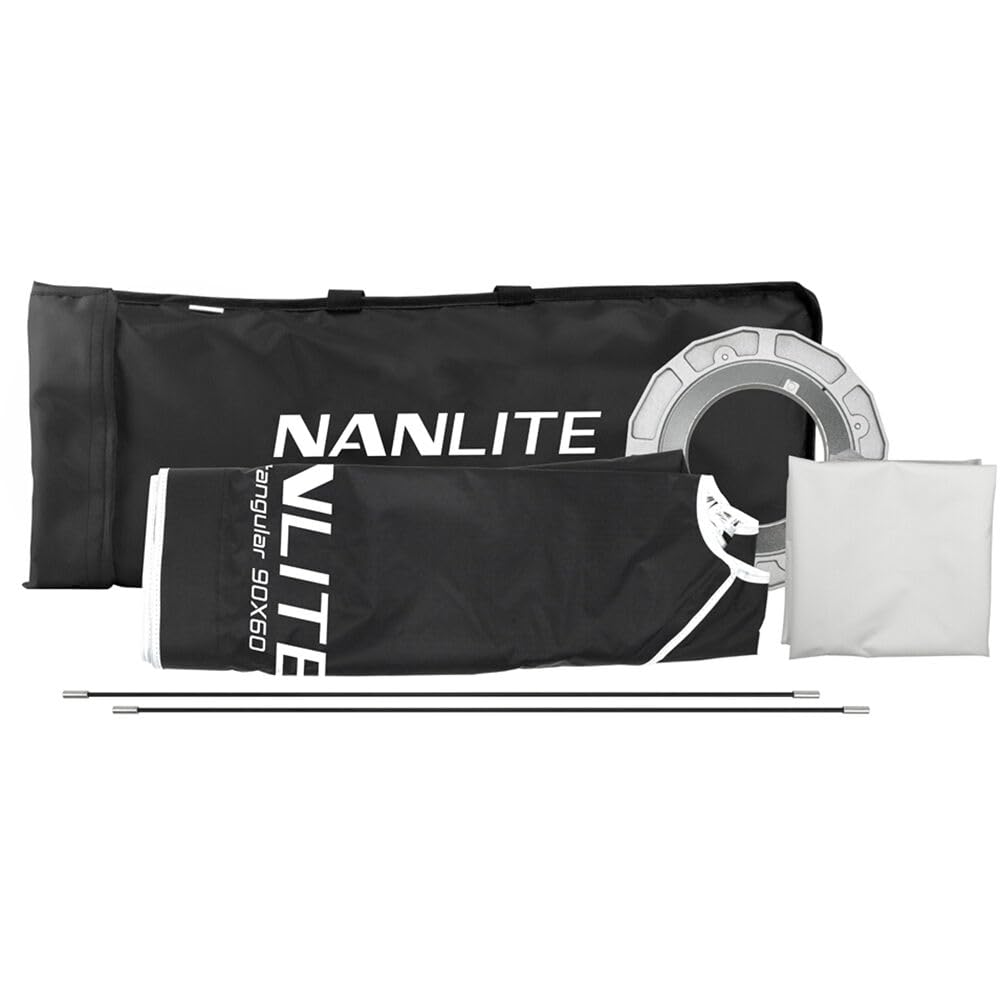NANLITE Faro de Estudio FS-300B Bicolor (3823) Negro