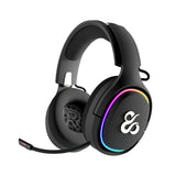 NEWSKILL Aton Black | Auriculares Gaming Inalámbricos | 2.4Ghz | Bluetooth 5.0
