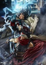 TOMY Goodsmile MY Hero Academia - Izuku Midoriya VS Stain - Estatuilla PVC 30cm