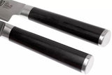 KAI Shun Classic Juego de cuchillos de chef japonés 2 piezas - Cuchillo multiusos con hoja de 15 cm + Cuchillo de oficina con hoja de 9 cm - Cuchillo de Damasco de 32 capas con núcleo VG MAX - 61 HRC