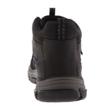 Skechers Respected Boswell, Botas Hombre, Black Leather W/ Synthetic, 45 EU