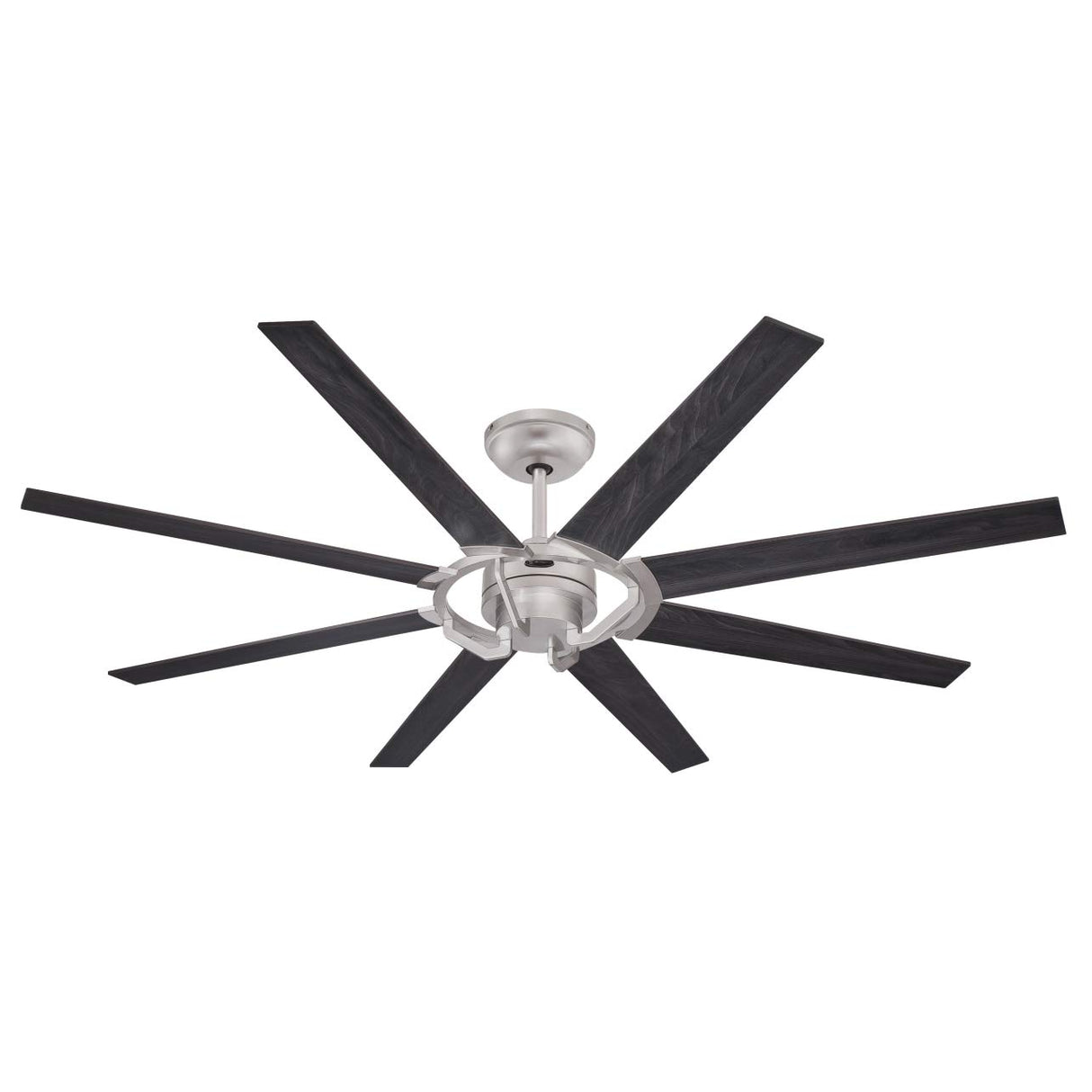 Westinghouse Lighting 72173 Ventilador de techo Stoneford para interior níquel brillante, 178 cm, motor CC, control remoto incluido