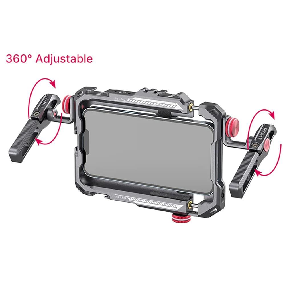 Ulanzi Lino Cage Rig Compatible con iPhone X / 11/12/13 - Metal