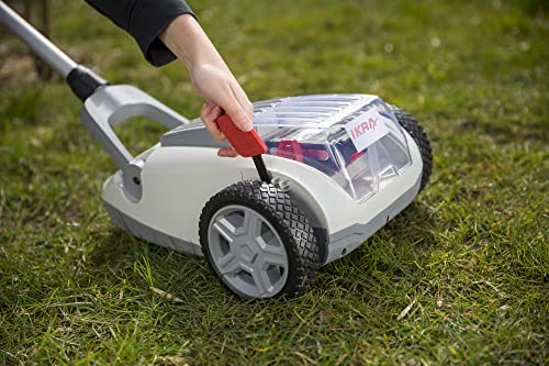 IKRA cortacésped a batería ICHM 20 con función trituradora, para céspedes pequeños de hasta 50 m², incl. 2 baterías, cargador & cuchilla de repuesto