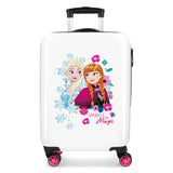 Disney Frozen Sparkle Like Magic Maleta de cabina Multicolor 37x55x20 cms Rígida ABS Cierre combinación 32L 2,5Kgs 4 Ruedas Dobles Equipaje de Mano