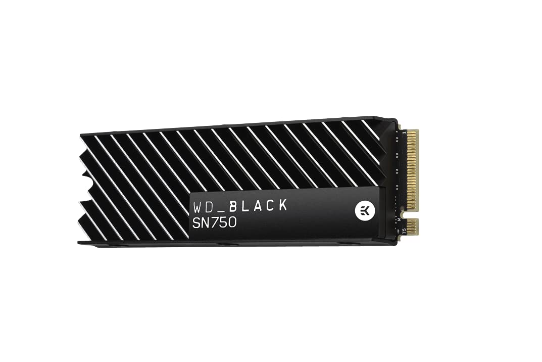 WD_BLACK SN750 1 TB - SSD interno NVMe con disipador térmico para gaming de alto rendimiento