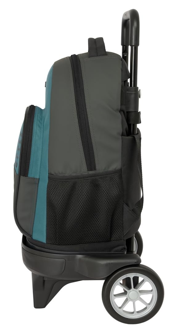 Safta URBAN STYLE - Mochila Grande con Ruedas, Compact Evolución, Extraíble, Ideal para Niños de Diferentes Edades, Cómoda y Versátil, Calidad y Resistencia, 33x22x45 cm