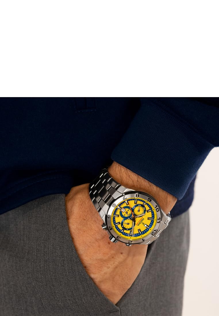 Festina Reloj Hombre F20670/4 Chrono Bike Caja de Acero Inoxidable 316l Plateado Correa de Acero Inoxidable 316l Plateado