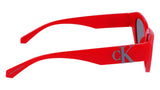 Calvin Klein Jeans Unisex Adult Sunglasses CKJ23652S - Strawberry Red with Solid Grey Lens