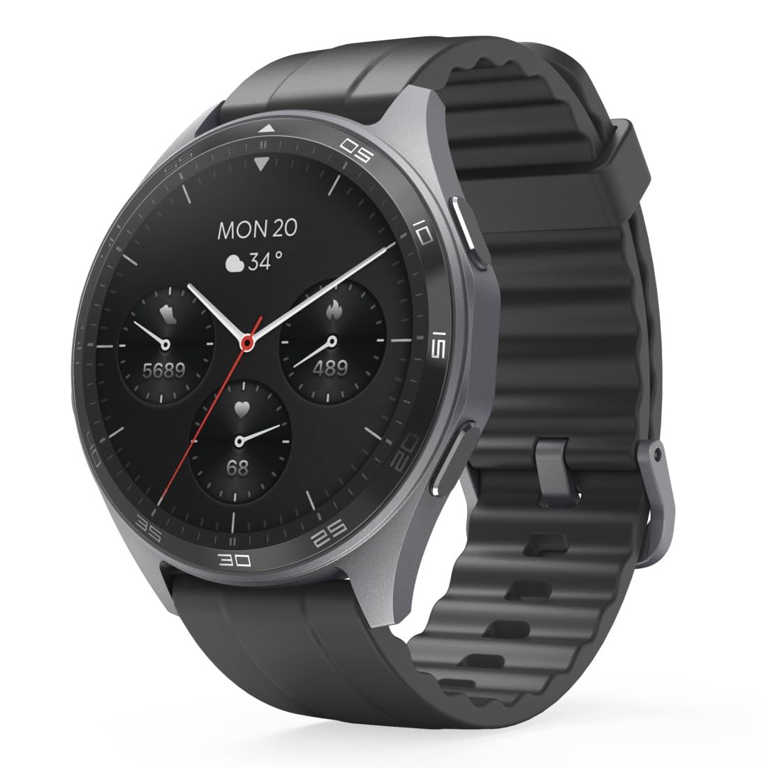 Hama | Reloj Inteligente 1.43" (Smartwatch Resistente al Agua IP68, GPS, análisis sueño, frecuencia Cardiaca, Monitor de hasta 100 Actividades, Pantalla táctil) Azul