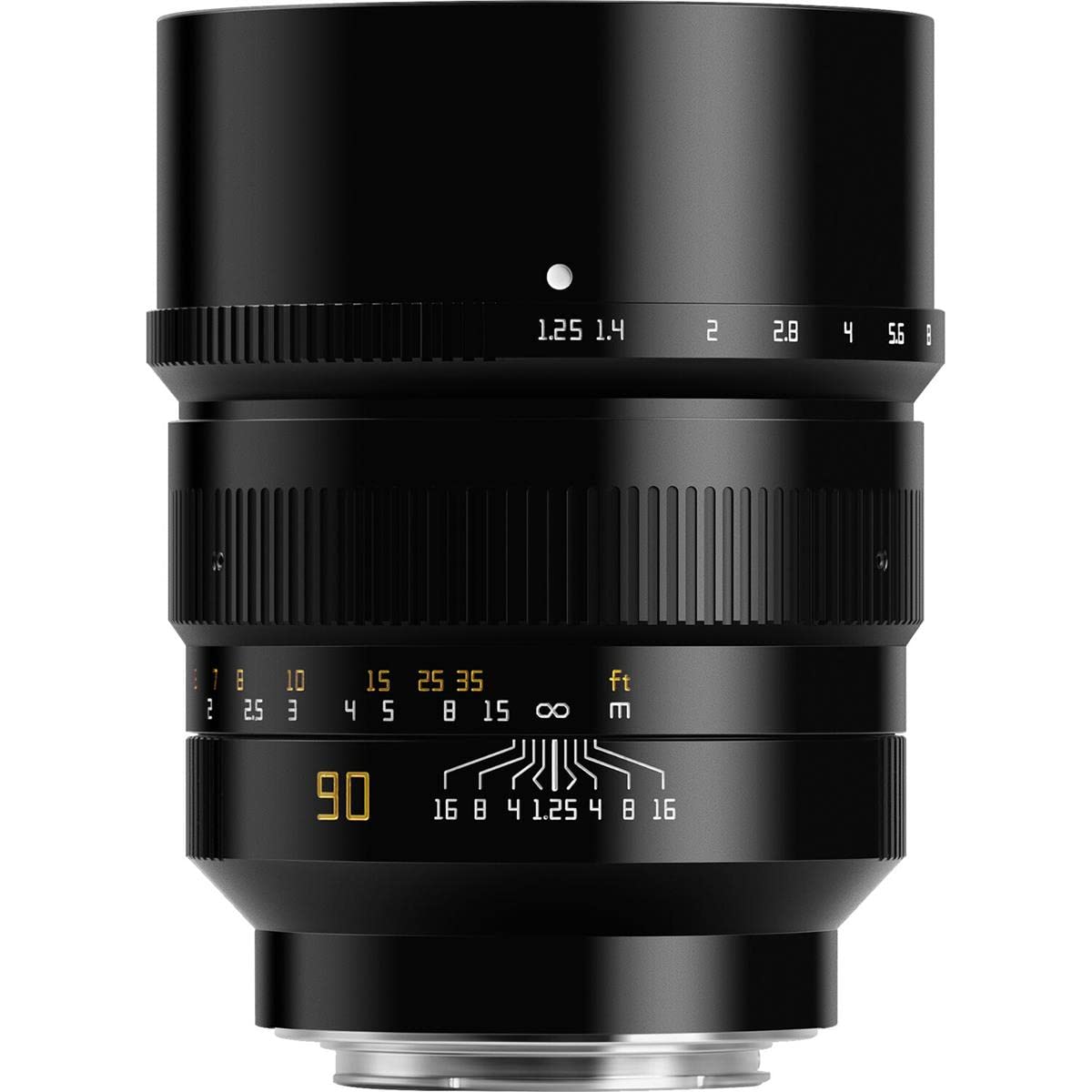 TTArtisan Lente de Cuerpo de Metal F1.25 de 90 mm Compatible con Montura Sony E, Color Negro