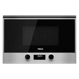 TEKA Microondas Integrable Mecánico, 22 L, 850 W, 5 Niveles de Potencia, Interior Acero Inoxidable con Base Cerámica, Temporizador 60 Min, Modelo MS 622 BI L S
