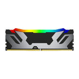 Kingston Fury Renegade DDR5 RGB Plata - Negro XMP 24GB 8000MT/s CL38 DIMM Memoria Gamer para Ordenadores de sobremesa Módulo único - KF580C38RSA-24
