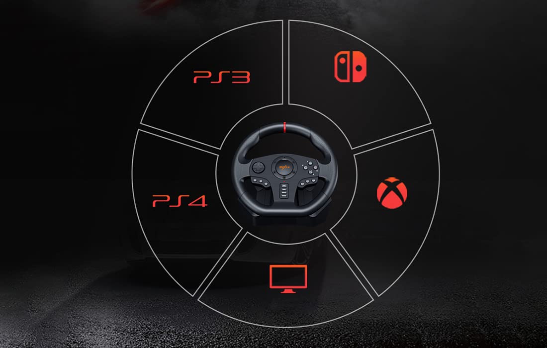 Gaming Wheel PXN-V900 (PC / PS3 / PS4 / Xbox One/Switch)