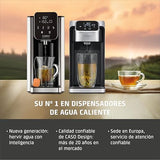 Caso HW 1660 - dispensador de Agua Caliente 4L - hervidor de Agua electrico - Agua Caliente en Segundos - Temperatura 40°C a 100°C - 7 cantidades de Salida - Filtro Antical y Anti Impurezas