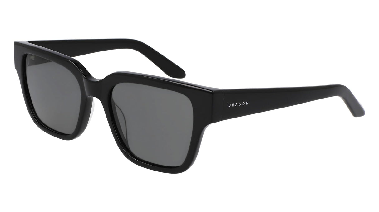DRAGON ROWANIZED Gafas, Shiny Black with Ll Smoke Polarized Lens, Talla única Unisex Adulto