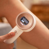 Cecotec Depiladora de Luz Pulsada Bamba SkinCare IPL Gun, Mujer y Hombre, Cuerpo, axilas y rostro, Lámpara de cuarzo, 500 mil Pulsos, Cooling Function, Pantalla LCD, 2 modos de disparo.