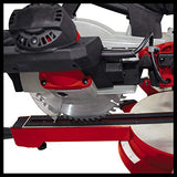 Einhell Ingletadora telescópica dual TE-SM 2534 Dual (1800 W, hoja de sierra Ø 250 mm, ancho de corte 310 mm, arranque suave, cabezal de sierra basculante, láser, luz LED)