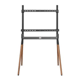 Maclean MC-926 Soporte Universal para TV Soporte para TV de 49-70" hasta 40 kg máx. VESA 600x400 Compatible con LCD LED OLED QLED Plasma Negro/Nogal