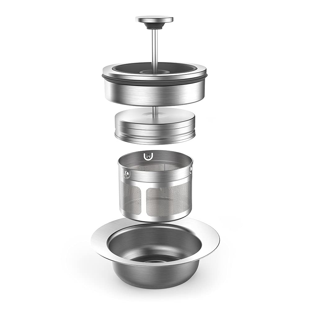 GASTROBACK 42440 Design Tee Automat Advanced Plus - Hervidor de agua y té automático (2 en 1), temporizador de 24 horas, filtro de té de acero inoxidable, recipiente de cristal de 1,5 litros, 2000 W