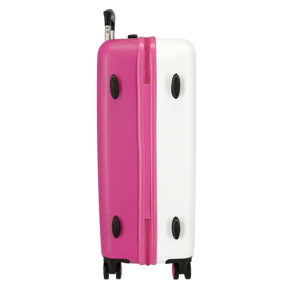 Disney Have a Good Time Minnie So Beautiful Juego de Maletas Rosa 55/65 cms Rígida ABS Cierre de combinación Lateral 56L 6 kgs 4 Ruedas Dobles Equipaje Mano