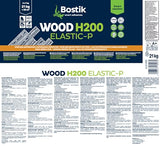 BOSTIK WOOD H200 ELASTIC-P Beige, Adhesivo Híbrido Universal Elástico para Madera, Agarre de Alta Succión, sin Imprimación Previa, Aplicable en Suelos Radiantes, Interior, Bote 21 kg (3 uds de 7 kg)