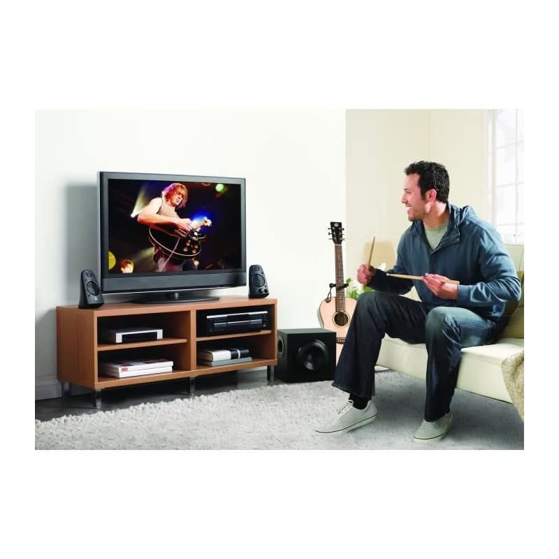 Logitech Z623 THX 2.1 Sistema de Altavoces con Subwoofer, Certificado THX Audio, 400 V de Pico, Graves Potentes, Entradas 3.5 mm/RCA, Enchufe EU, Negro